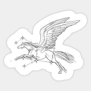 Pegasus Constellation Sticker